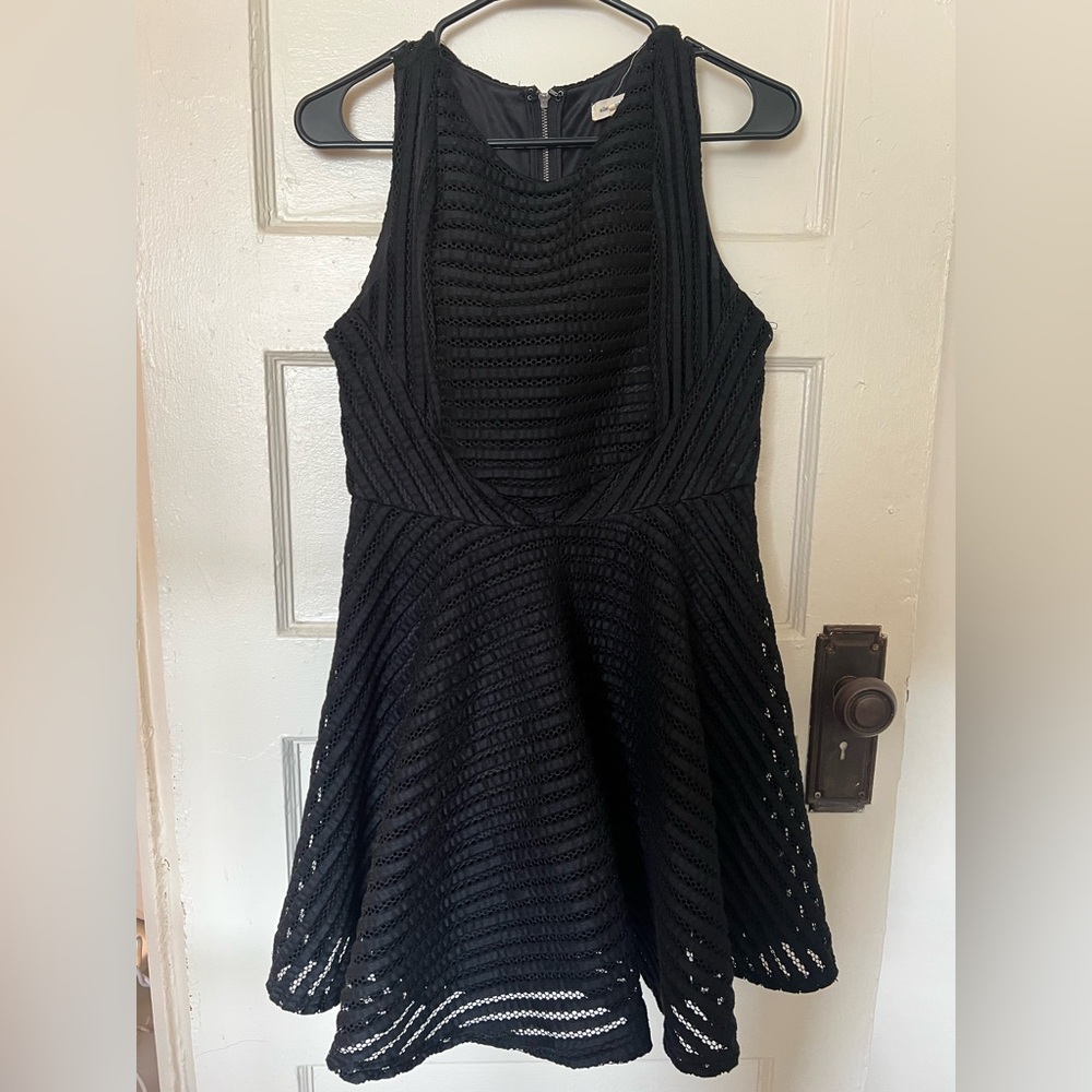 Urban Outfitters Black Sleeveless Skater Dress